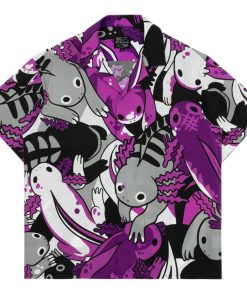 Chemise à motifs Axolotl Ace