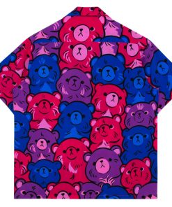 Alternative view of Chemise à motifs Ours Bi