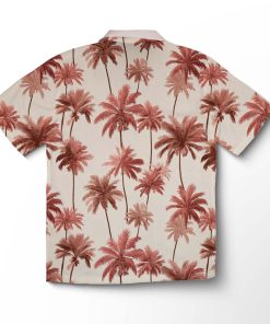 Alternative view of Chemise hawaïenne Crique de Palmiers Terracotta