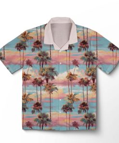 Chemise hawaïenne Horizon de Palmiers Californiens