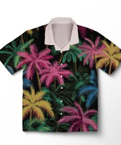 Chemise hawaïenne Tropique Néon des Caraïbes