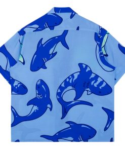 Alternative view of Chemise à motifs Requin