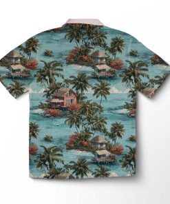 Alternative view of Chemise hawaïenne Retraite au Lagon Hawaïen