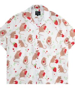 Chemise à motifs Souris en Cavale