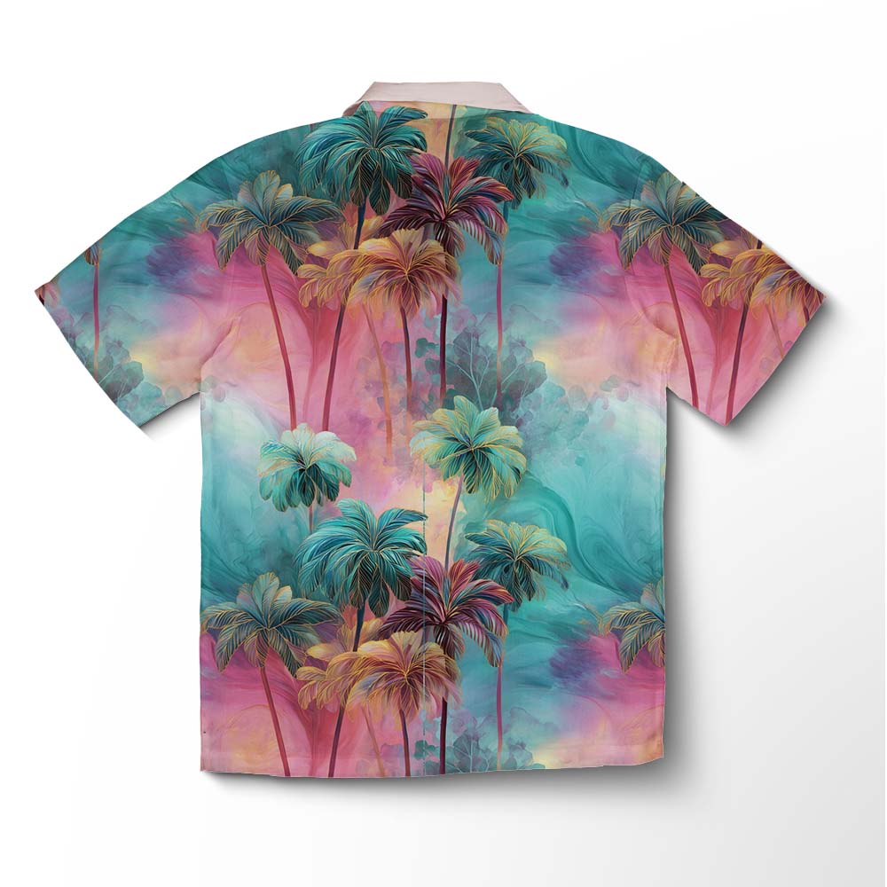 Chemise hawaïenne Palmiers Néon Mystiques – Image 2