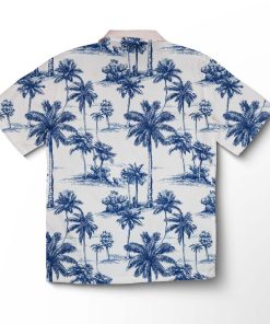 Alternative view of Chemise hawaïenne Rivage Marine Vintage