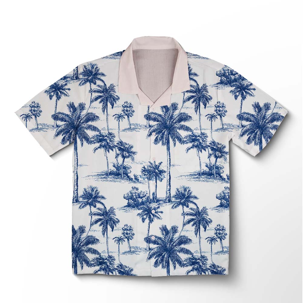 Chemise hawaïenne Rivage Marine Vintage