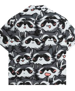 Alternative view of Chemise à motifs Raton Laveur Sympa