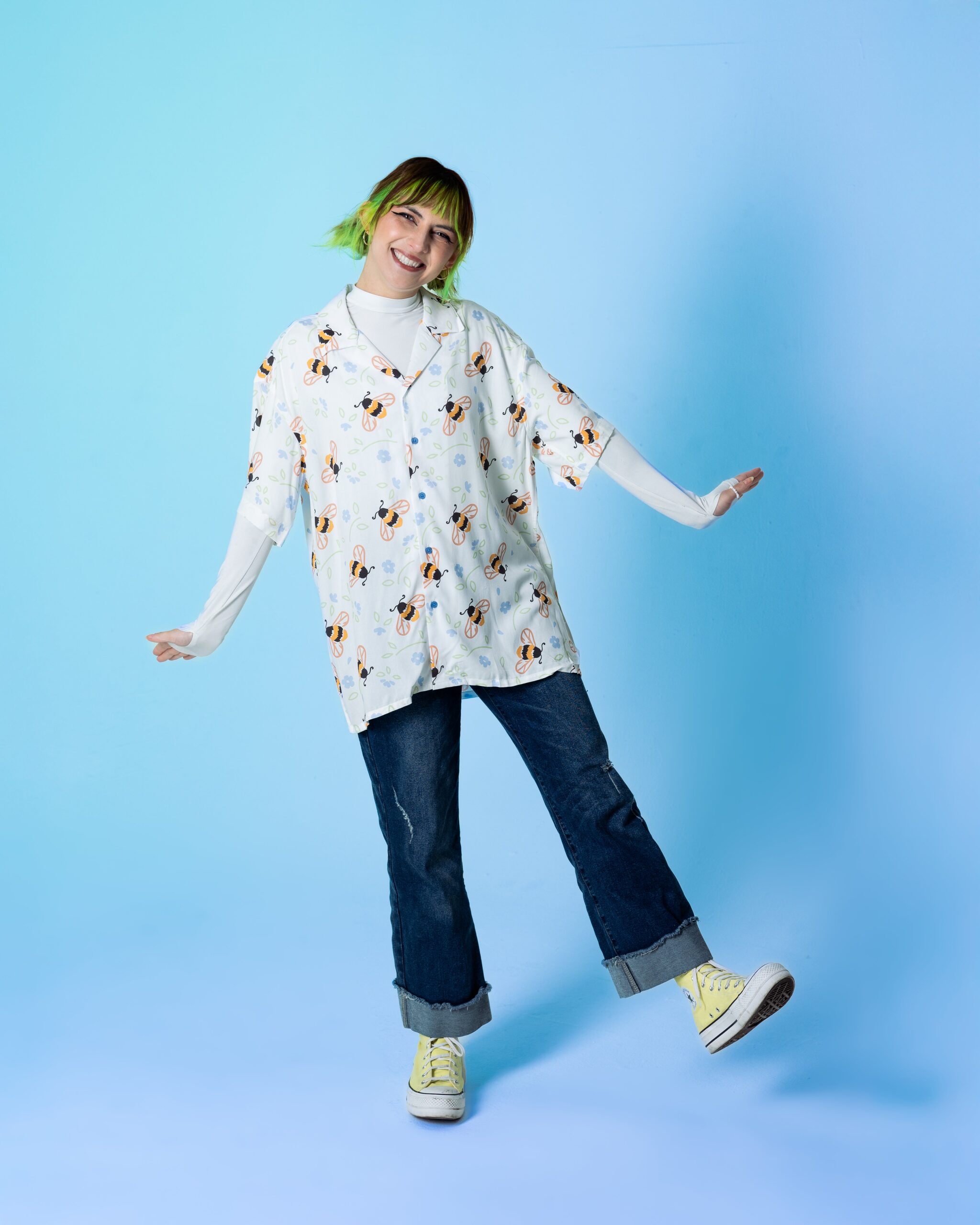 Chemise à motifs Bourdonnement Floral – Image 6