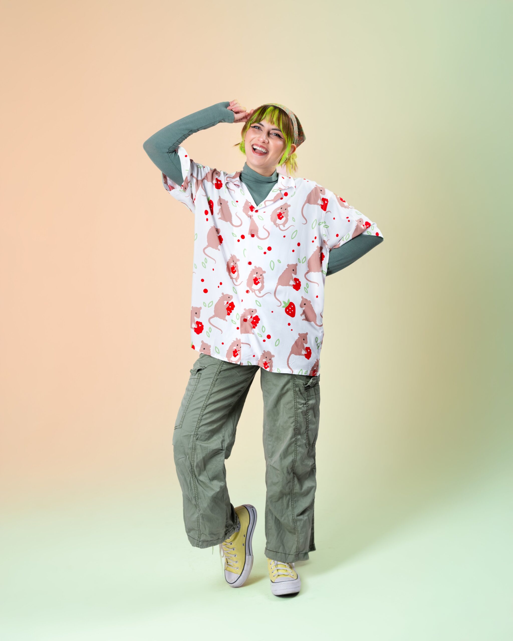 Chemise à motifs Souris en Cavale – Image 6