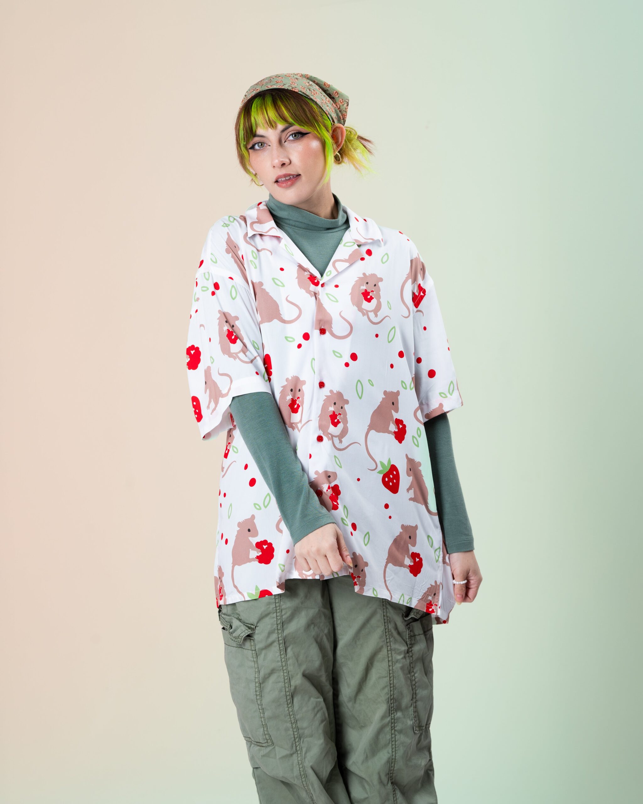 Chemise à motifs Souris en Cavale – Image 5