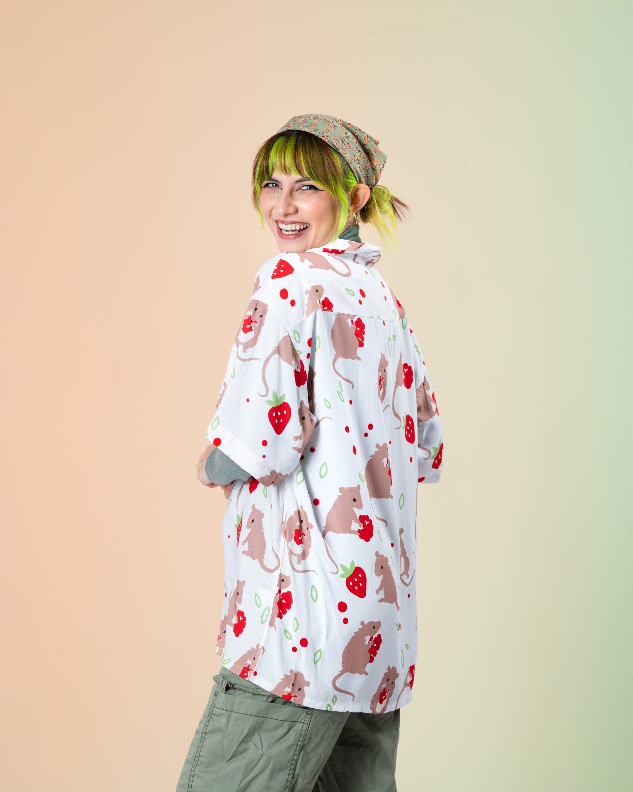 Chemise à motifs Souris en Cavale – Image 7