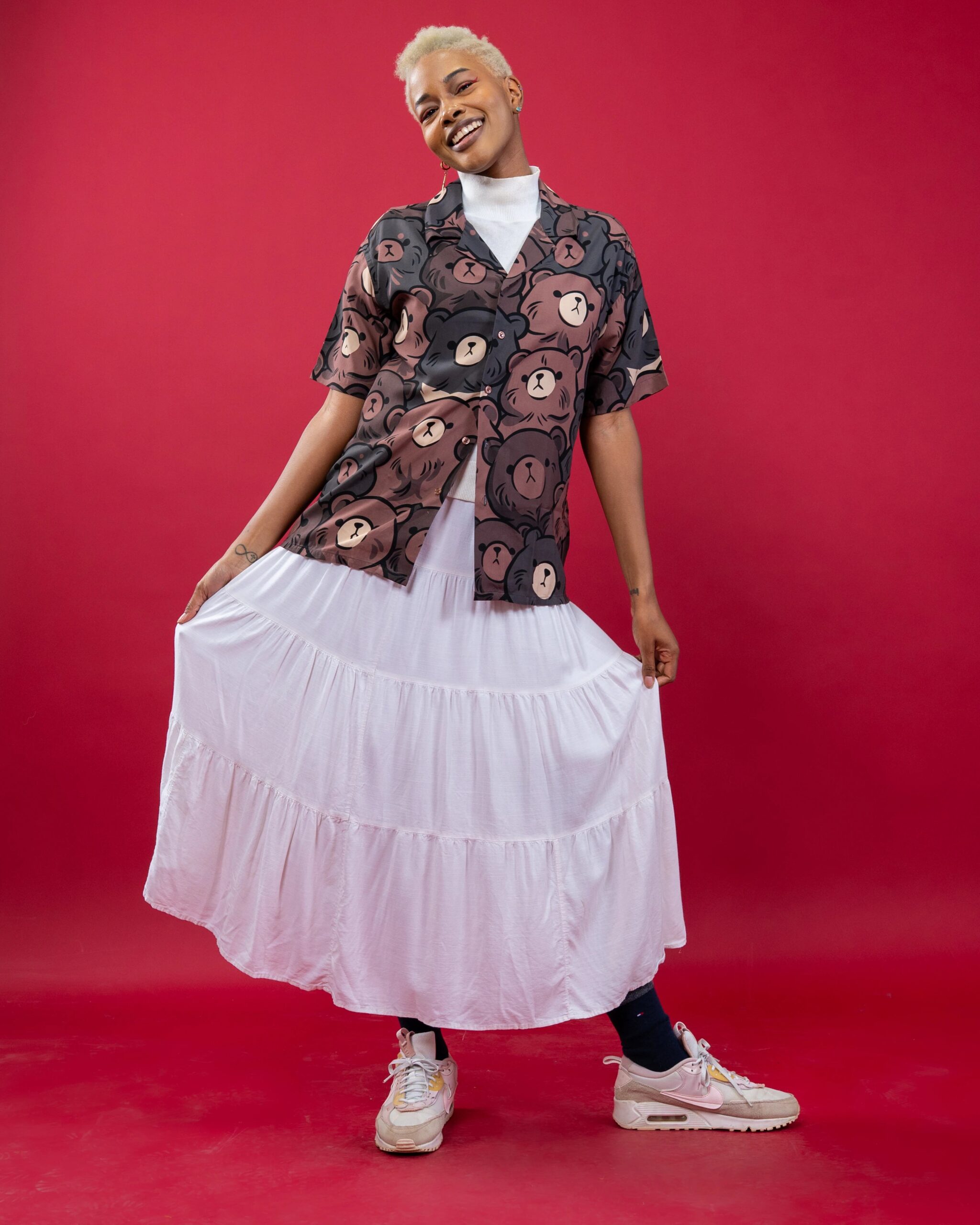 Chemise à motifs Ours Inséparable – Image 3