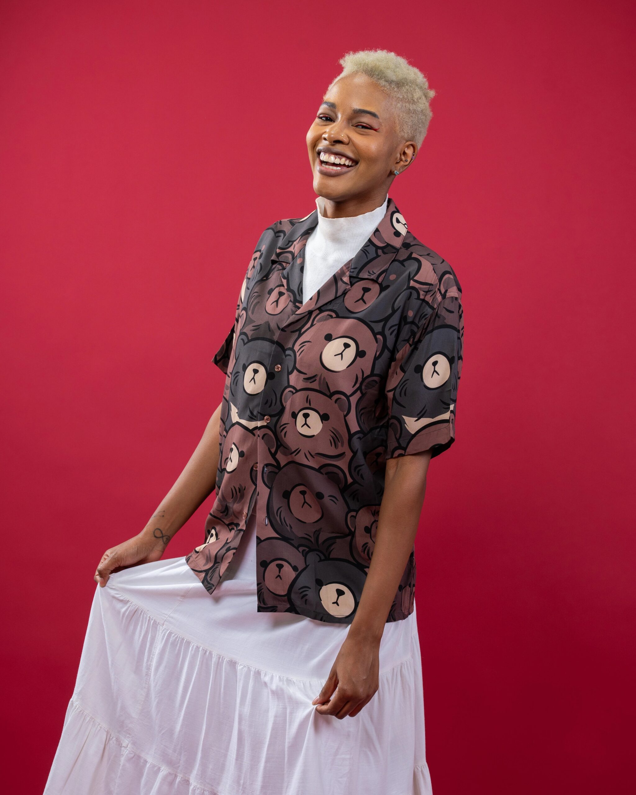 Chemise à motifs Ours Inséparable – Image 6