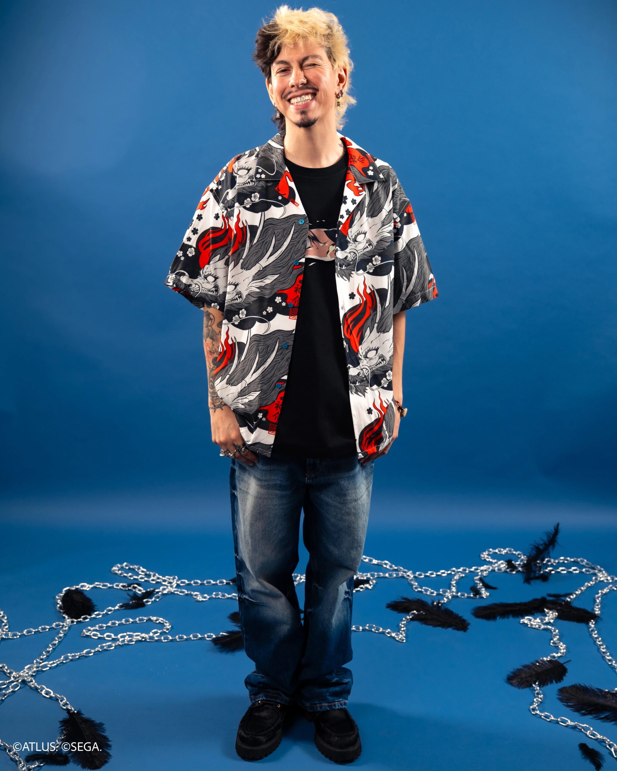 Chemise à motifs Dragon – Image 3