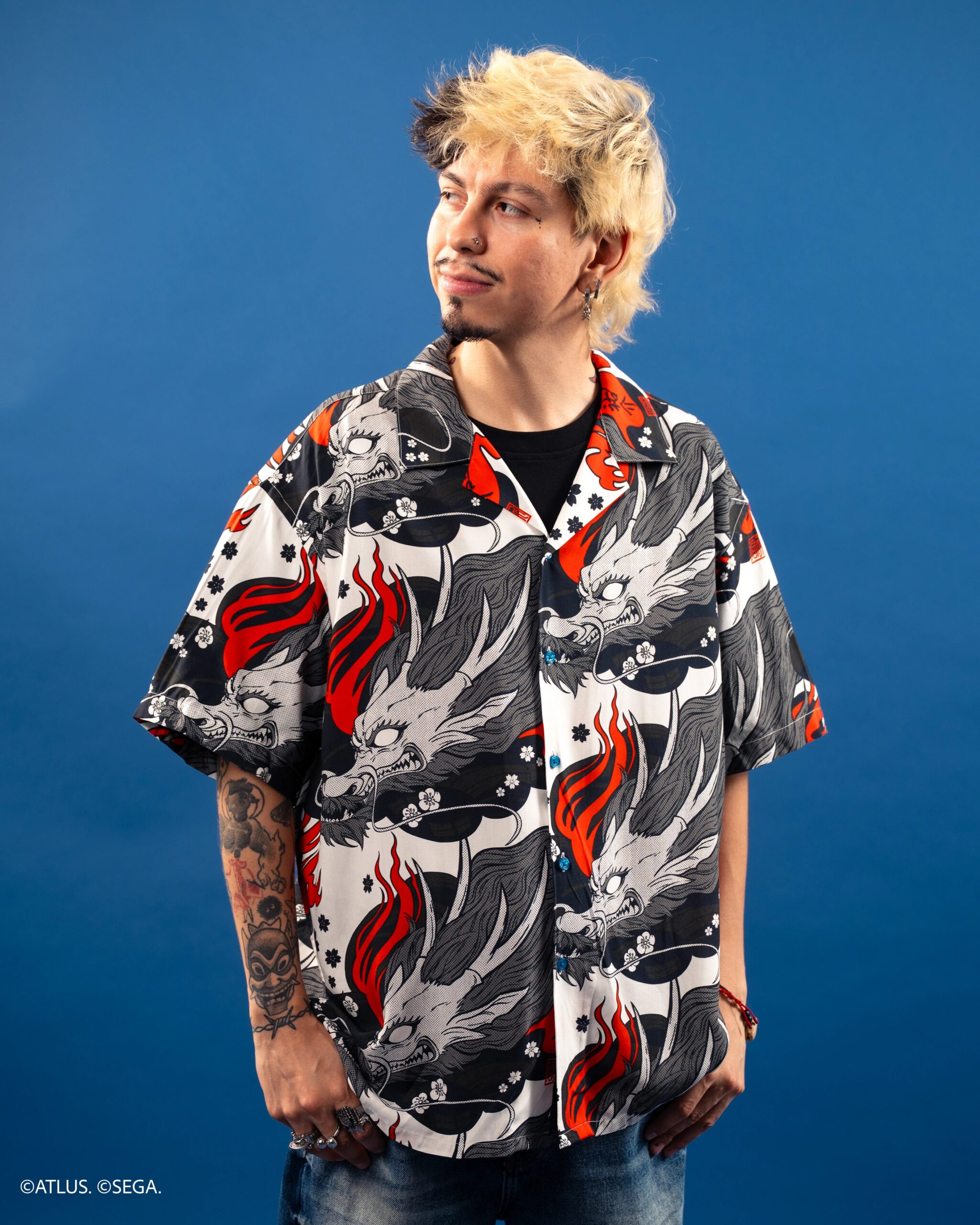 Chemise à motifs Dragon – Image 5