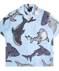 Chemise à motifs Requins