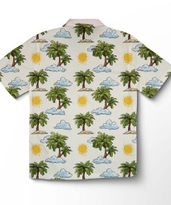 Alternative view of Chemise hawaïenne Île Cartoon Pop