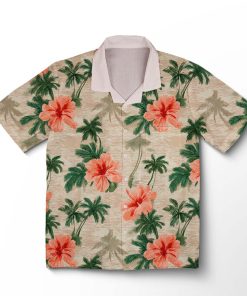 Chemise hawaïenne Vagues au Coucher du Soleil