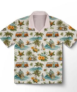 Chemise hawaïenne Surf Van Rétro