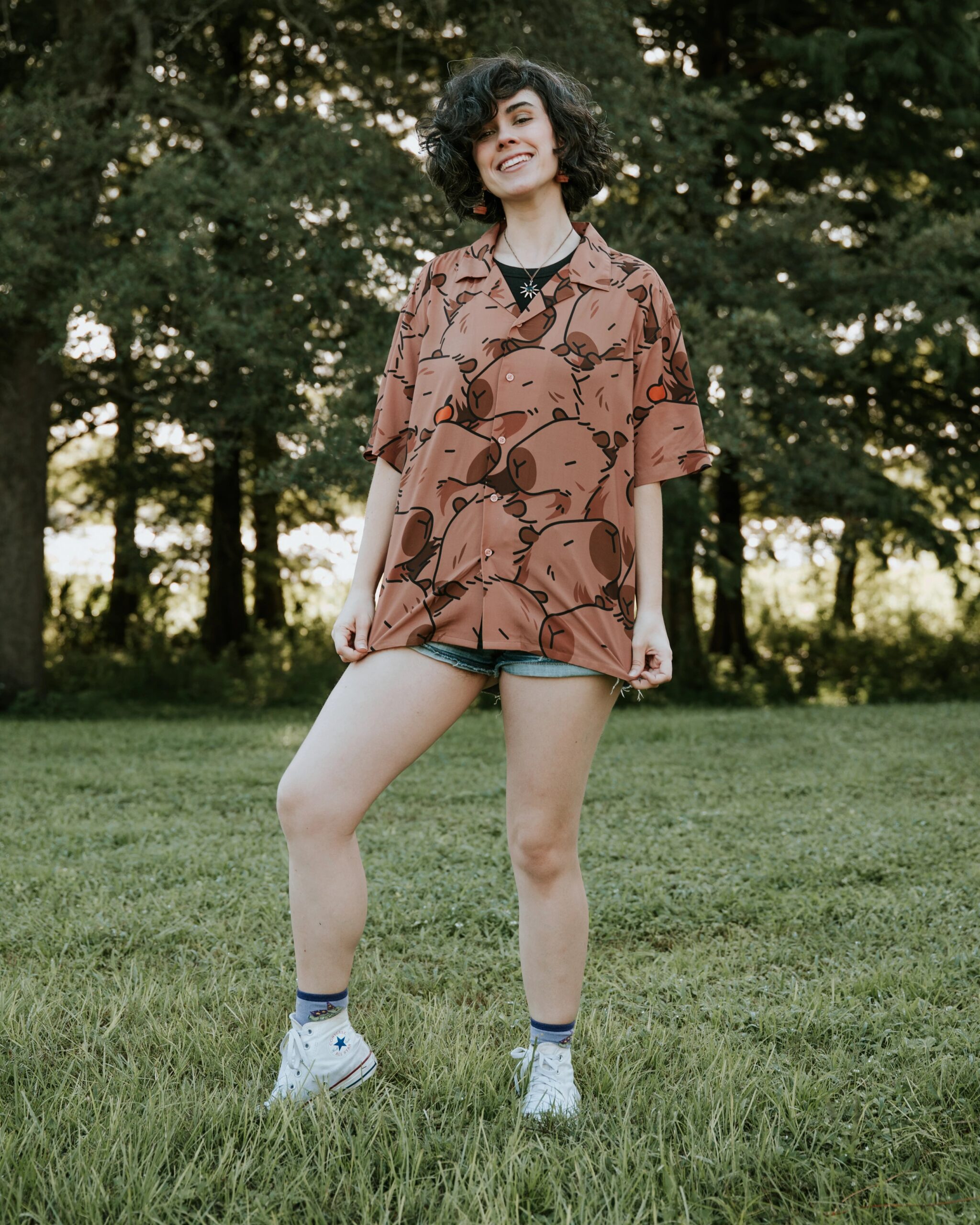 Chemise à motifs Capybara Compagnon – Image 3