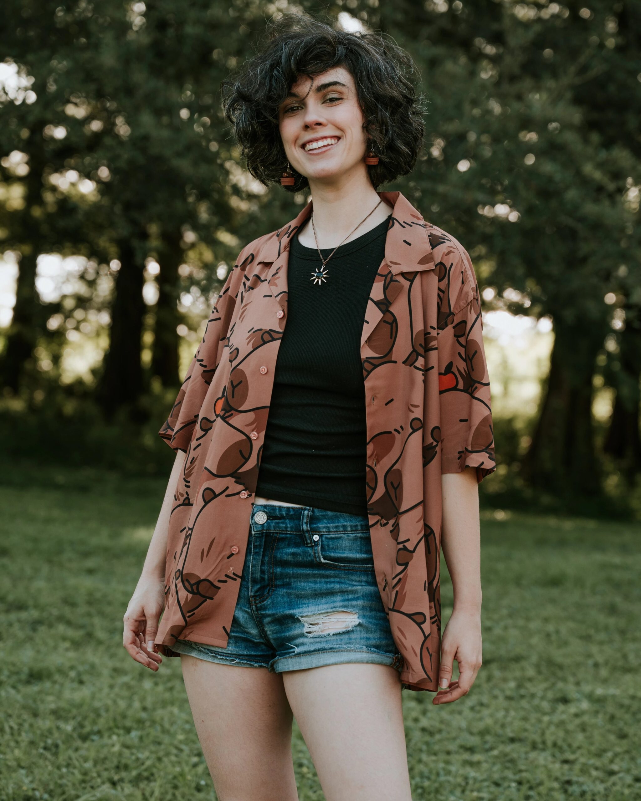 Chemise à motifs Capybara Compagnon – Image 6