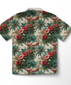 Alternative view of Chemise hawaïenne Flamant & Brise Corail