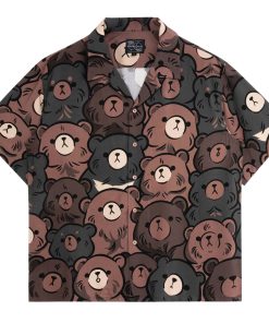 Chemise à motifs Ours Inséparable