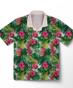 Chemise hawaïenne Hibiscus Tropique Vif