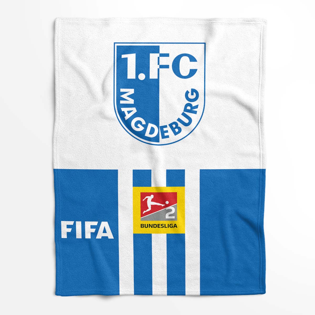 1. FC Magdeburg 1001 Fleecedecke - Decke – Bild 2