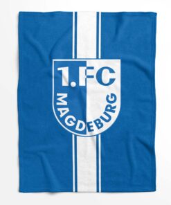 Alternative view of 1. FC Magdeburg 1002 Fleecedecke - Decke