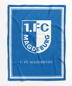 Alternative view of 1. FC Magdeburg Fleecedecke - Decke