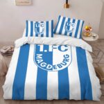 1. FC Magdeburg white and blue 02 Kinderbettwäsche – Bettwäsche