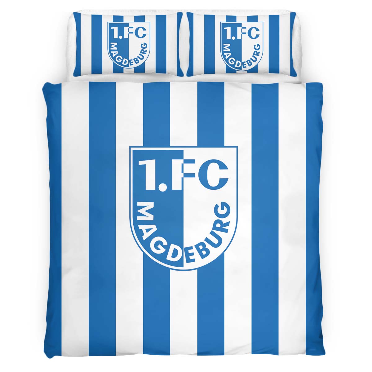 1. FC Magdeburg white and blue 02 Kinderbettwäsche - Bettwäsche – Bild 2