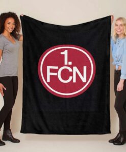 1. FC Nürnberg FCN schwarz Fleecedecke - Decke