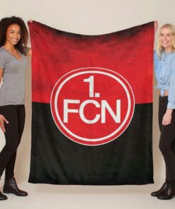 1. FC Nürnberg schwarz-rot Fleecedecke - Decke