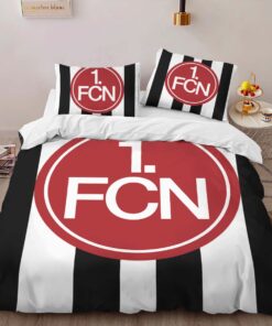 1. FC Nürnberg black white background Kinderbettwäsche - Bettwäsche