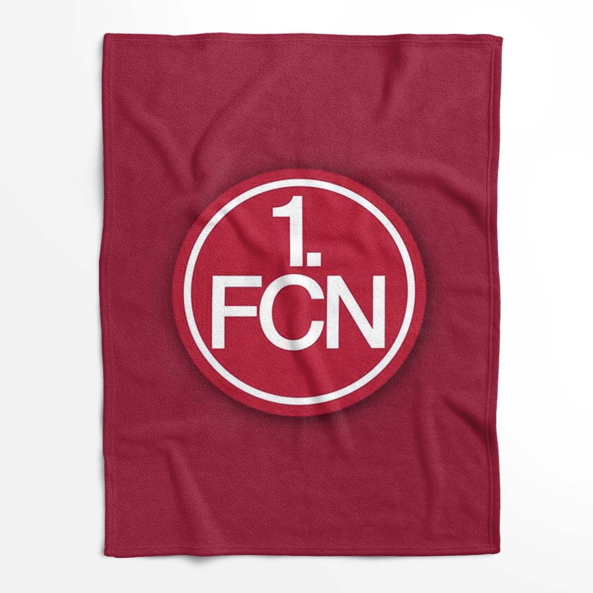 1. FC Nürnberg roter Hintergrund Fleecedecke - Decke – Bild 2