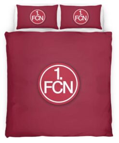 Alternative view of 1. FC Nürnberg red background Kinderbettwäsche - Bettwäsche