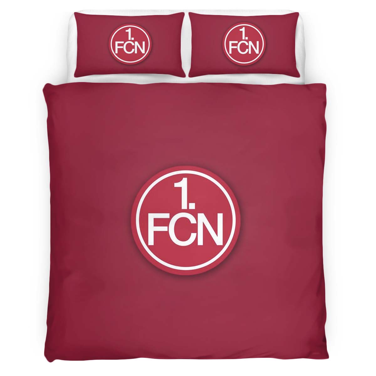 1. FC Nürnberg red background Kinderbettwäsche - Bettwäsche – Bild 2