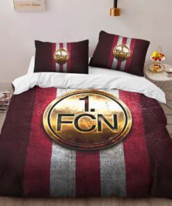 1. FC Nürnberg red metal background Kinderbettwäsche - Bettwäsche