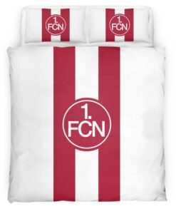 Alternative view of 1. FC Nürnberg white and red Kinderbettwäsche - Bettwäsche