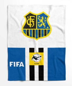 Alternative view of 1. FC Saarbrücken 1001 Fleecedecke - Decke