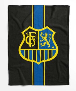 Alternative view of 1. FC Saarbrücken FCS-Kunst für Fan Fleecedecke - Decke