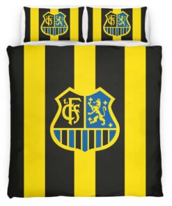 Alternative view of 1. FC Saarbrucken black yellow Kinderbettwäsche - Bettwäsche