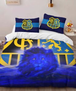 1. FC Saarbrucken blue background and Lion Kinderbettwäsche - Bettwäsche