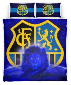 Alternative view of 1. FC Saarbrucken blue background and Lion Kinderbettwäsche - Bettwäsche