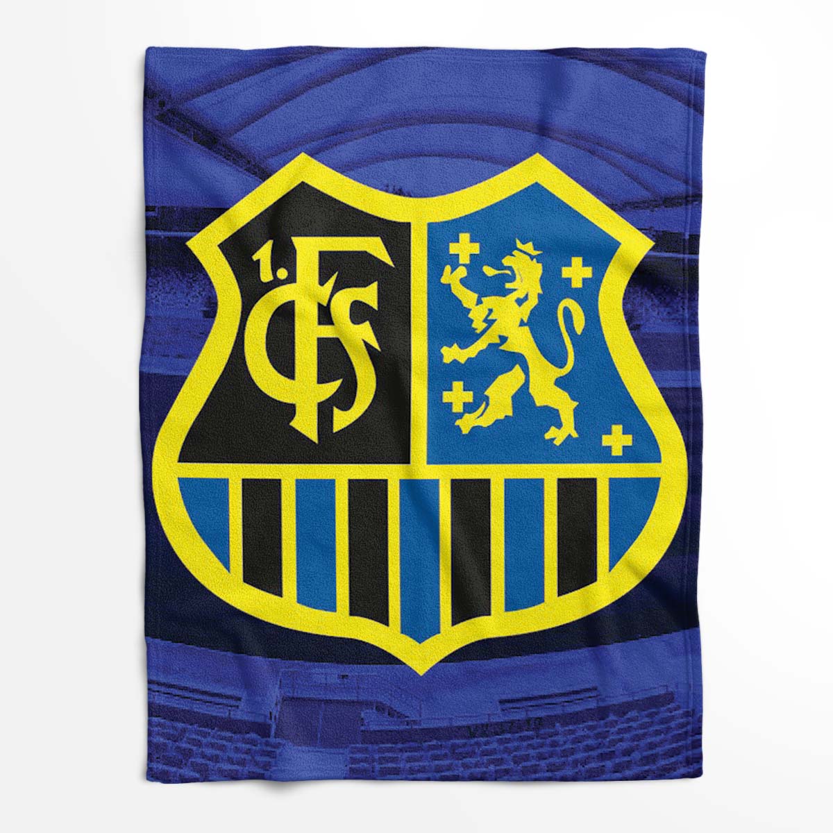 Spielfeld des 1. FC Saarbrücken Fleecedecke - Decke – Bild 2