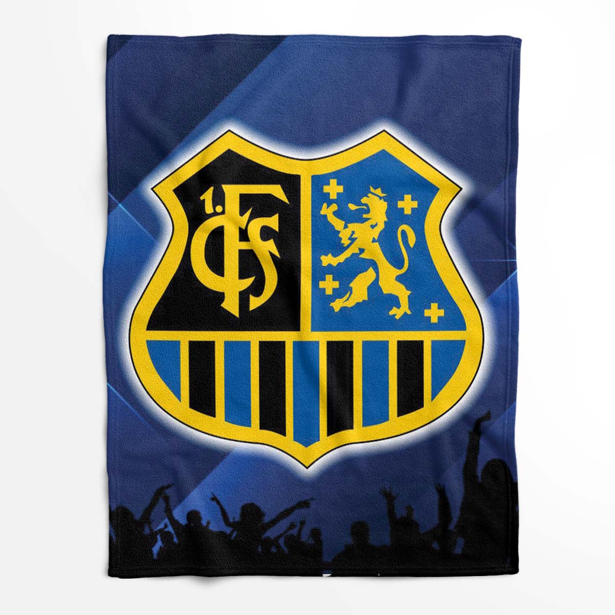 1. FC Saarbrücken feldfreudiger Fan Fleecedecke - Decke – Bild 2