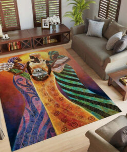 Afrika-Frauen-Kunst Teppich